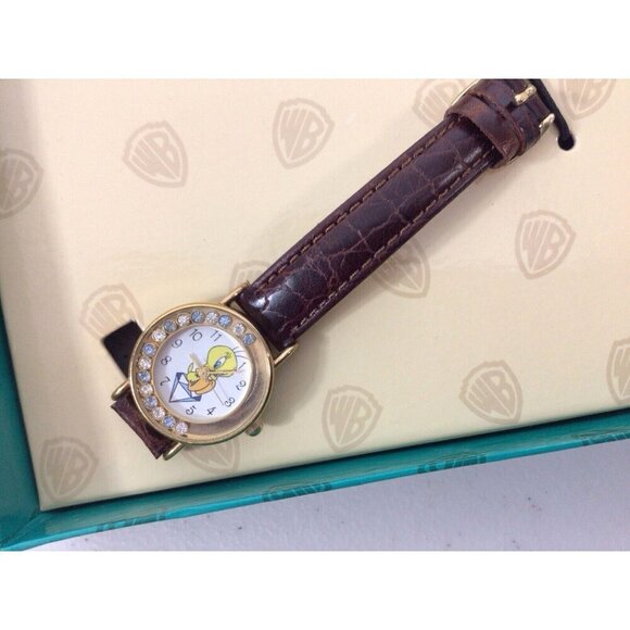 Vintage Warner Brothers Tweety Bird Watch New Box - Picture 3 of 7